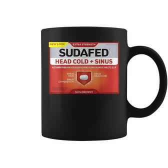 Family Nurse Pharmacy Halloween Sudafed Extra Strength Coffee Mug - Thegiftio UK
