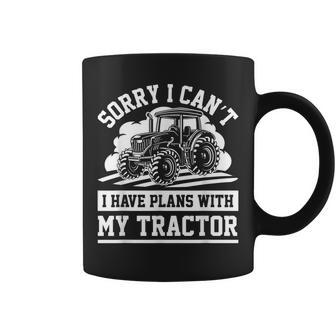 Funny Farm Tractors Farming Truck Enthusiast Saying Outfit Coffee Mug - Seseable