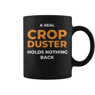 Farting Joke Sarcastic Crop Duster Coffee Mug - Seseable