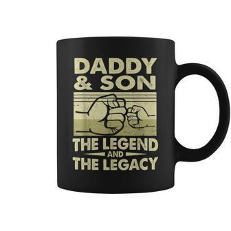 Funny Father And Son Matching The Legend And Legacy Coffee Mug | Mazezy