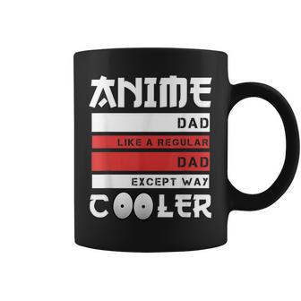 Funny Fathers Day Anime Dad Cute Japanese Anime Dad Gift Coffee Mug | Mazezy