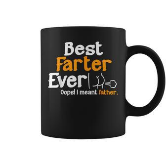 Funny Fathers Day Dad Best Farter Ever I Mean Father Coffee Mug - Seseable