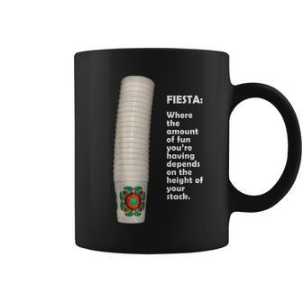 Funny Fiesta Stack Of Cups Coffee Mug | Mazezy