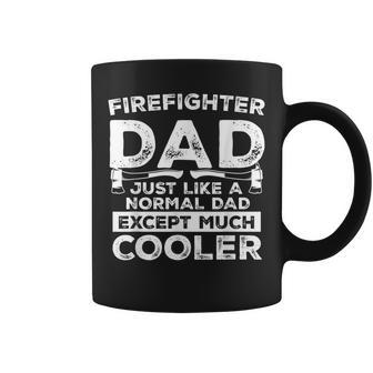 Funny Firefighter Dad Apparel Perfect Present Funny Gifts For Dad Coffee Mug | Mazezy DE
