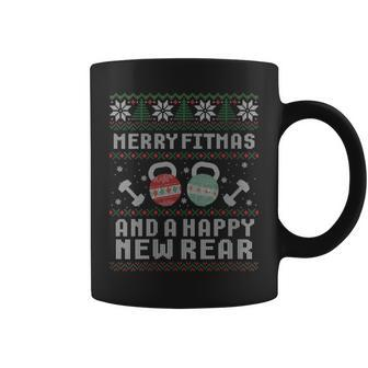 Fitness Gym Ugly Christmas Sweaters Coffee Mug | Mazezy