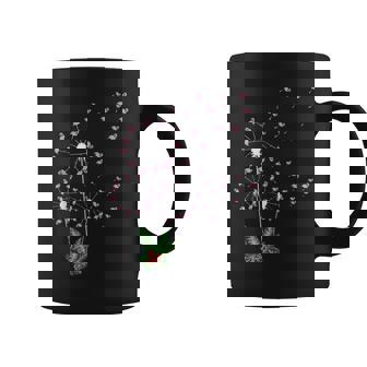 Funny Flamingo Flower Fly Dandelion Animal Lovers Coffee Mug | Mazezy