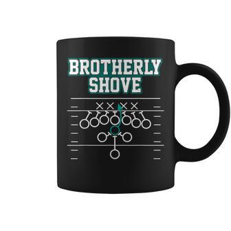 Football Joke Brotherly Shove Brotherly Shove Coffee Mug - Thegiftio UK