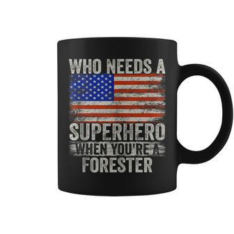 Forester Superhero Vintage For Dad Coffee Mug | Mazezy