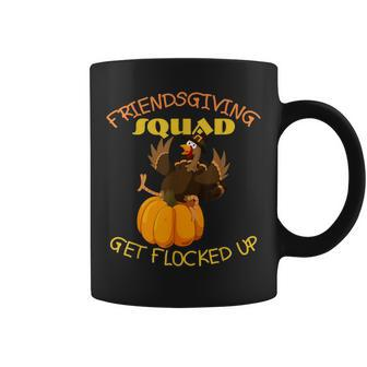 Friendsgiving Squad This Thanksgiving Day Turkey Coffee Mug - Seseable