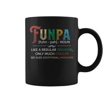 Funny Funpa Definition For Grandpa Grandfather Fathers Day Coffee Mug | Mazezy