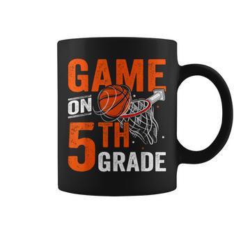 Games On Fifth Grade Basketball First Day Of School Coffee Mug - Monsterry DE