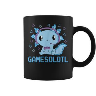 Funny Gamesolotl Anime Kawaii Gaming Axolotl Video Gamer Coffee Mug | Mazezy UK
