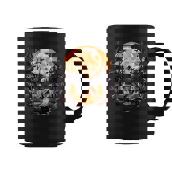 Ghost Book Reading Camping Gothic Halloween Teachers Coffee Mug