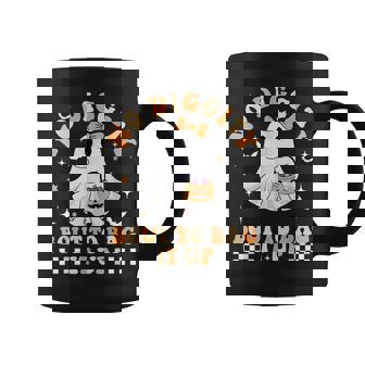 Ghost No Diggity Bout To Bag It Up Spooky Halloween Coffee Mug - Seseable