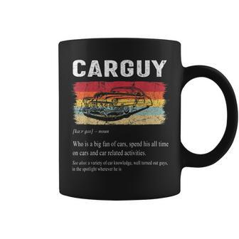 Funny Gifts Car Guy Definition Retro Vintage Car Lover Definition Funny Gifts Coffee Mug | Mazezy