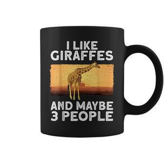 Funny Giraffe Design For Men Women Giraffe Zoo Animal Lovers Gifts For Giraffe Lovers Funny Gifts Coffee Mug | Mazezy