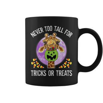 Giraffe Fall Halloween Candy Corn Tricks Or Treats Halloween Candy Coffee Mug | Mazezy
