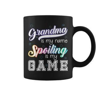 Grandma Is My Name Spoiling Is My Game Special Coffee Mug - Seseable