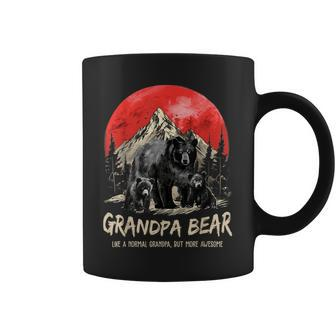 Funny Grandpa Bear Like A Normal Grandpa But More Awesome Gift For Mens Coffee Mug | Mazezy