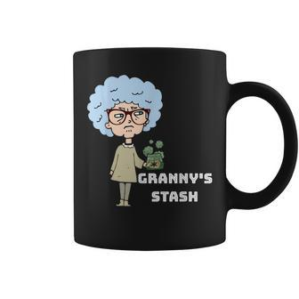Granny's Weed Stash For Grandma Stoner Coffee Mug | Mazezy