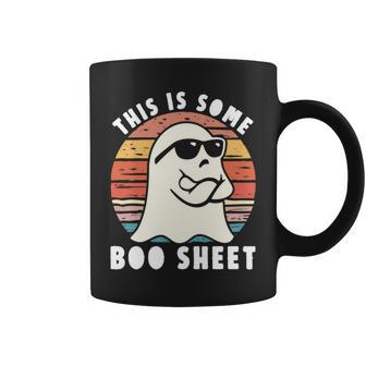 Halloween Boo Ghost This Is Some Boo Sheet Costume Coffee Mug | Mazezy