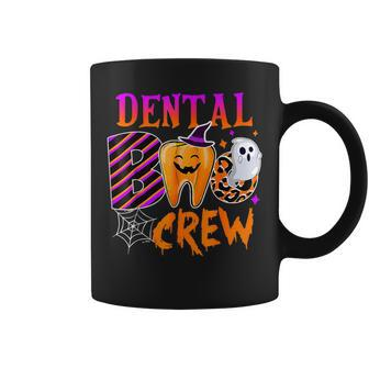 Halloween Dental Boo Crew Cute Th Dentist Spooky Coffee Mug | Mazezy