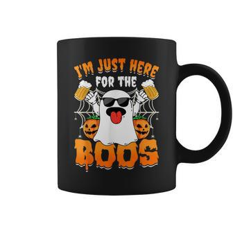 Halloween Ghost Costume I'm Just Here For The Boos Coffee Mug - Seseable