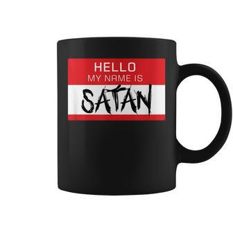 Halloween Hi I'm Satan Evil Horror Dark Humor Halloween Coffee Mug | Mazezy