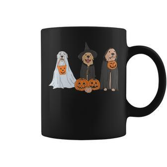 Halloween Labrador Golden Retriever Ghost Dog Witch Coffee Mug - Monsterry
