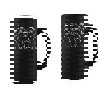 Funny Halloween Spooky Bones Skull Dancing Gift Skeleton Dancing Funny Gifts Coffee Mug | Mazezy