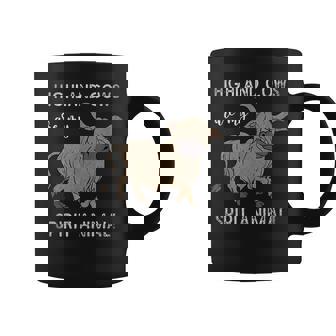 Funny Highland Cows Are My Spirit Animal Highland Cow Coffee Mug | Mazezy