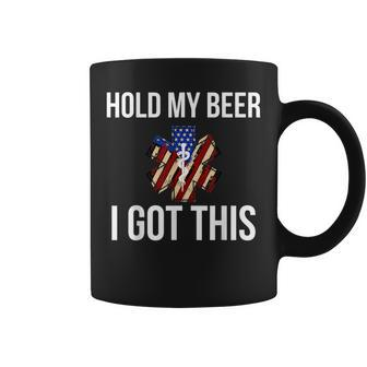 Funny Hold My Beer I Got This Emt Ems Gift Beer Funny Gifts Coffee Mug | Mazezy