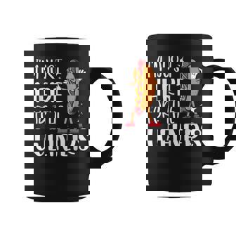 Funny Hot Dog Im Just Here For The Wieners Sausage Lovers Coffee Mug | Mazezy