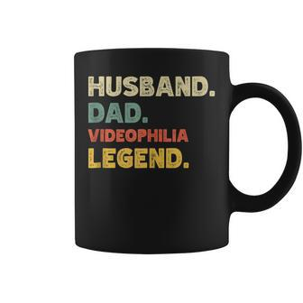 Husband Dad Videophilia Legend Vintage Retro Coffee Mug | Mazezy DE