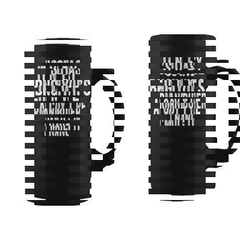 Funny Husband Saying Its Not Easy Being My Wifes Arm Candy Coffee Mug | Mazezy