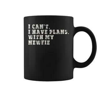 Funny I Cant I Have Plans With My Newfie Coffee Mug | Mazezy