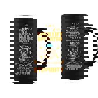 Funny Im A Grumpy Old Forklift Operator Fathers Day Coffee Mug | Mazezy