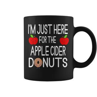 I'm Just Here For The Apple Cider Donuts Apple Picking Coffee Mug | Mazezy