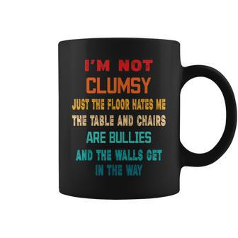 Funny Im Not Clumsy Sarcastic Men Women Boys Girls Saying Coffee Mug | Mazezy