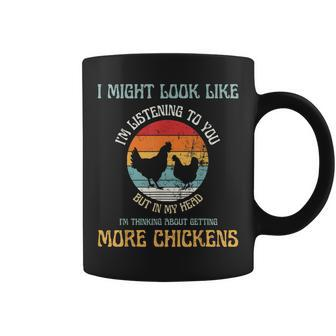 Funny In My Head Im Thinking About Getting More Chickens Coffee Mug - Thegiftio UK