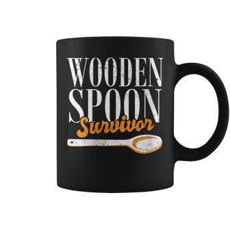 Funny Italian Meme Parenting Mom Joke Wooden Spoon Survivor Coffee Mug | Mazezy