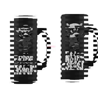 Funny Joke Witty Cow Eat More Chicken Coffee Mug - Thegiftio