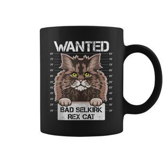 Kitten Kitty Owners Lovers Wanted Bad Selkirk Rex Cat Coffee Mug | Mazezy