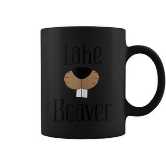 Funny Lake Beaver Coffee Mug - Seseable