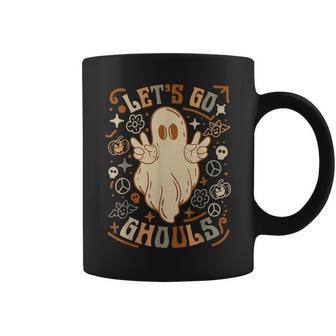 Let's Go Ghouls Ghost Hey Boo Halloween Boys Girls Coffee Mug - Monsterry UK