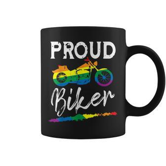 Funny Lgbt Gay Pride Proud Biker Coffee Mug | Mazezy