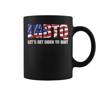 Funny Lgbtq Anti Biden Lets Get Biden To Quite Coffee Mug - Monsterry
