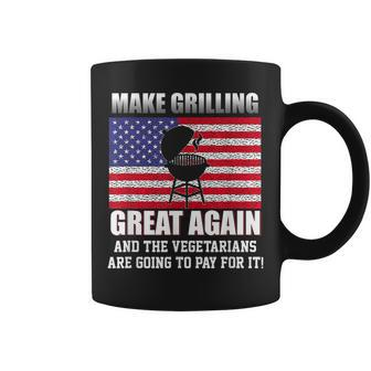 Funny Make Grilling Great Again Trump Bbq Pit Master Dad Coffee Mug | Mazezy
