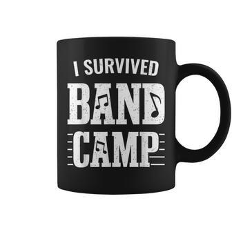 Funny Marching Band Gifts - I Survived Band Camp Coffee Mug - Seseable