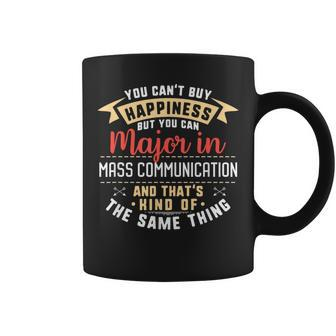 Mass Communication Major Student Graduation Coffee Mug | Mazezy